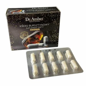 Dr. Amber Kwas bursztynowy z witaminą C MEGA DAWKA TOKSYNY PRZEMĘCZENIE KAC
